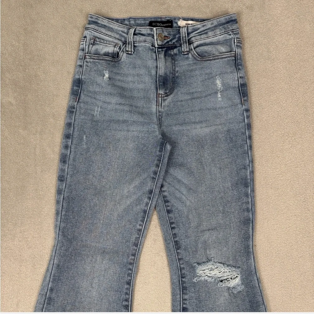 BCBGeneration High Rise Flare Jeans - Picture 2 of 7